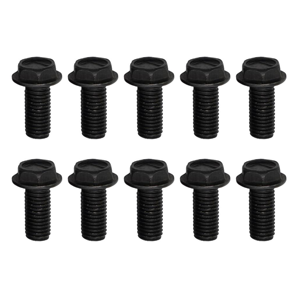 10pcs Saw Blade Screw M8 M7 M6 Left Hand Thread Hex Flange For Cutting Machine Carbon Steel Not Easy To Rust Power Tool Parts