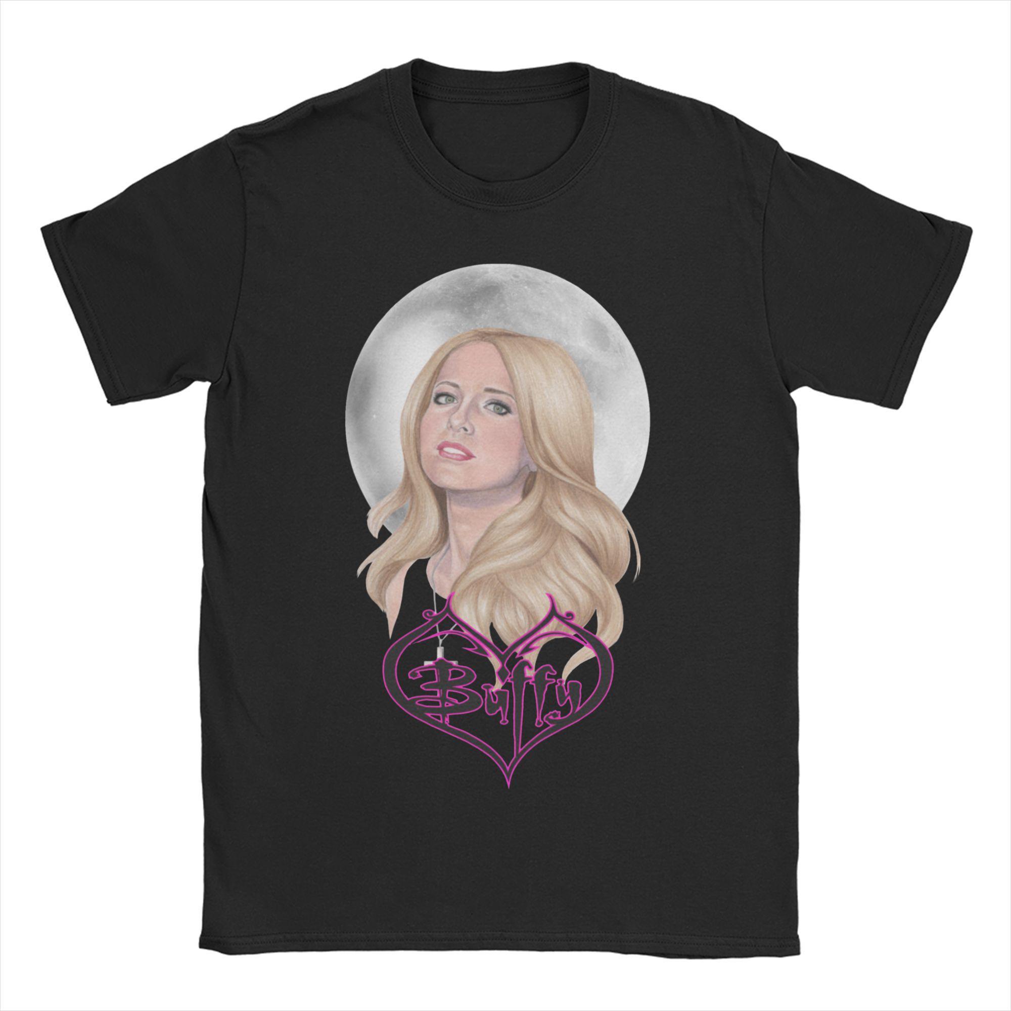 

Crazy Buffy and the Scooby Gang Buffy the Vampire Slayer TShirt Unisex WOMEN 100 Cotton T Shirt Short Sleeve Tees Party Tops 4XL