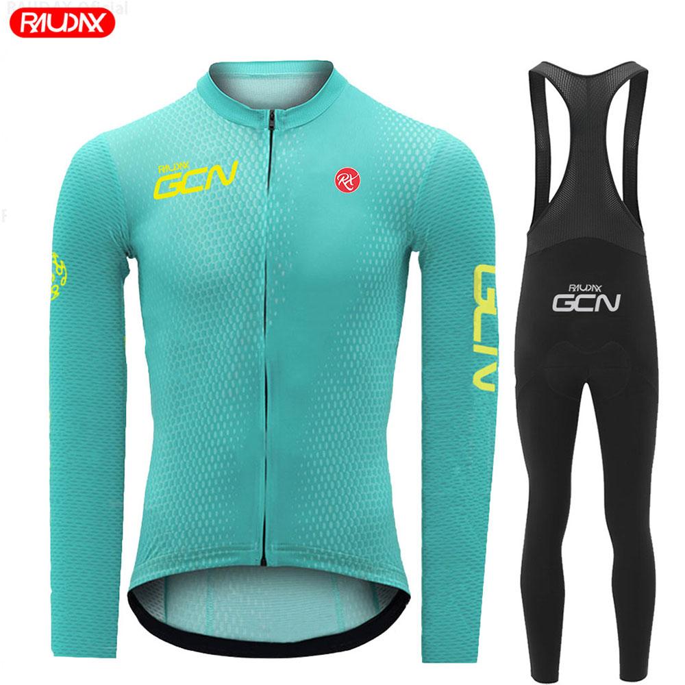 2026 Winter Warm Cycling Clothing Set Man's Long Sleeves Spring Autumn Mountain Bike Cycling Wear Triathlon MTB Cycling Sportwears