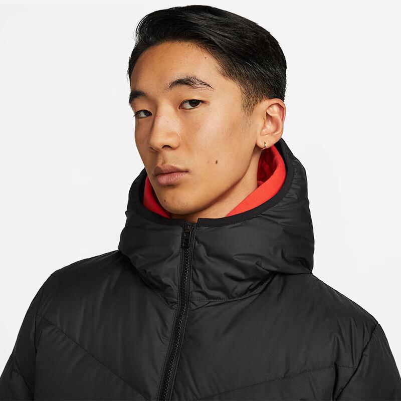 NIKE Men's Winter Long Hooded down Jacket
