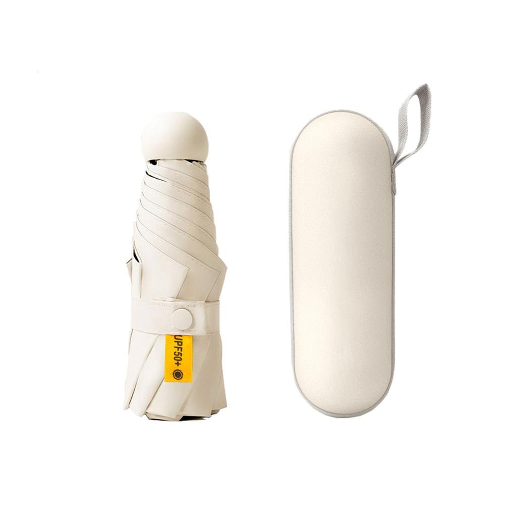 Miniatur mit Tasche Sonnenschein Hitze Geeignet für Sonnig und Regnerisch Faltbar UV-Schutz Perfekt für die Regenzeit und Kompakt und mit Aufbewahrung