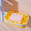 Waterproof Japanese Style Soap Box Plastic Soap Storage Rack Wall Mounted Soap Box  Bathroom