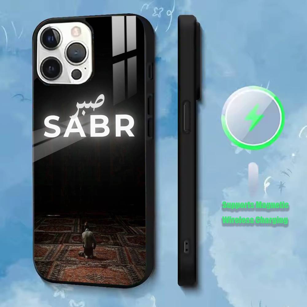 Quran Sabr Islam endurance  Phone Case For iPhone17,16,15,14,13,12,11 Plus,Pro Supports Magnetic Wireless Charging