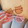 Summer Cute Gradient Girls Sunglasses Outdoor UV Protection Cat Ears Bowknot Sun Glasses Kids Cartoon Eyewear