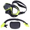 Snorkeling AntiFog Goggles Set Diving Glasses with Full Dry Snorkel for Kids Adults(Blue GogglesSnorkel )