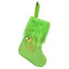 Holiday Sock Durablility Hanging For Candy Gifts Holder Festival Decoration Classical Christmas Letter Knitted Stocking