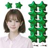 10 Green Star Hairpins Spring Pins Claw Clips Group Events Amusement Parks Concerts Sports Days
