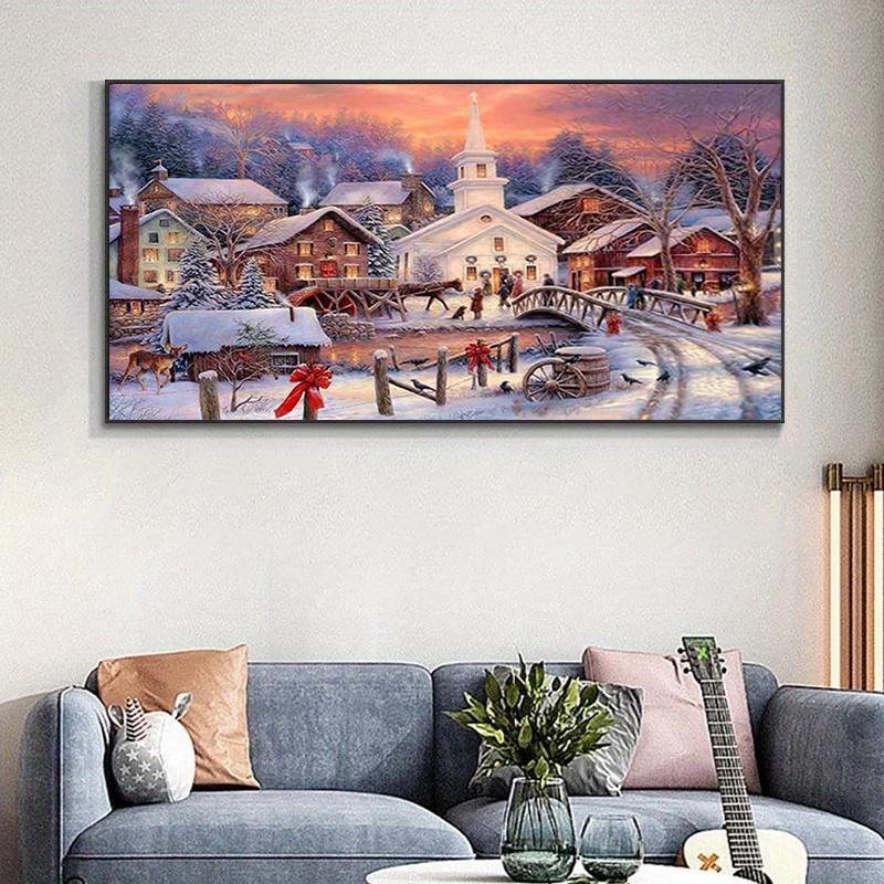 

DIY Алмазная картина «Живой город» Набор для вышивки крестом Мозаика Искусство Алмазная картина Полный круг/Квадратный алмаз Украшение дома Round 40x70cm