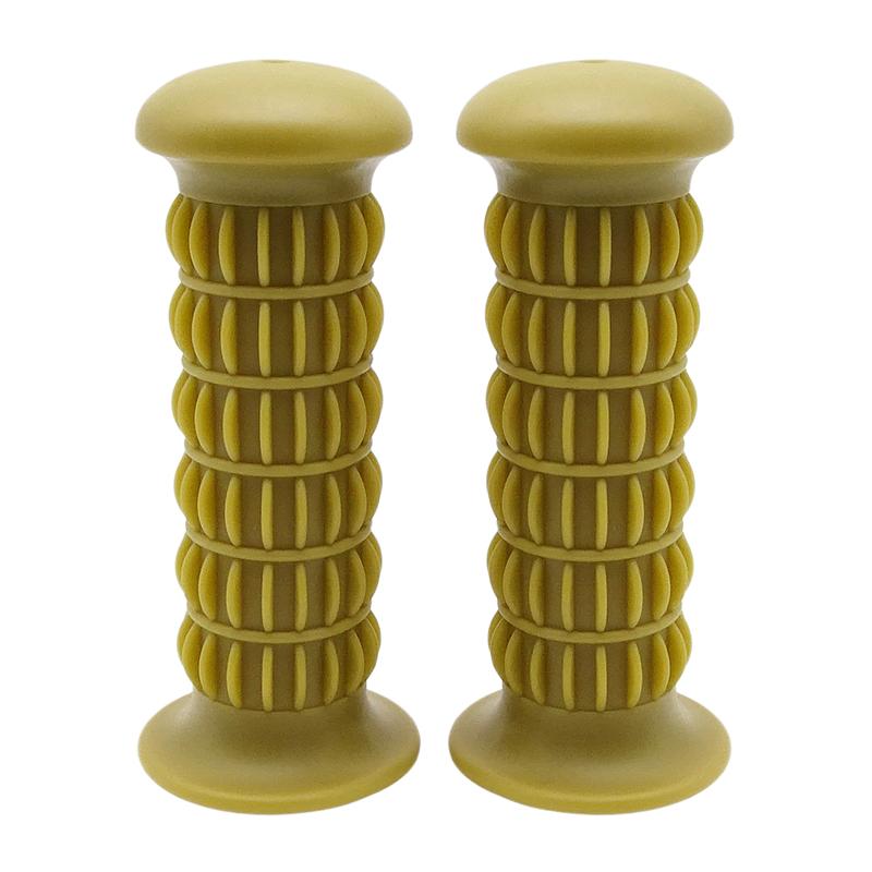 2pcs Retro Motorcycle Handle Grips 22mm Universal Rubber Handlebar Cover Kits for Harley Honda Yamaha ATV Off-road Dirt Pit Bike