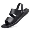 Men's Genuine Leather Sandals Outdoor Indoor House Platform Male Beach Shoes Casual Men Sandals New In Summer Shoes for Men