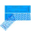1set 100pcs Plastic Stickers Disposable Security Seal Blue 85x25mm