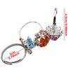 12pcs/Box Children Crystal Ring Toys Girl Dress Up Jewelry Toys Style Random Ship Boxed Cartoon Decorative Ring Gift for Kids