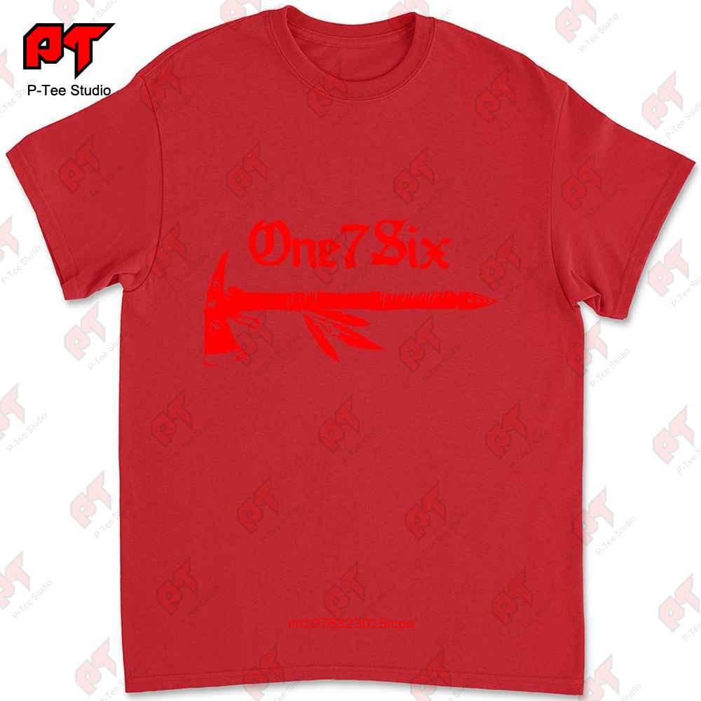 One7Six Tomahawk Motto Team T Shirt Large Navy One 7 Six New Sealed 961F S