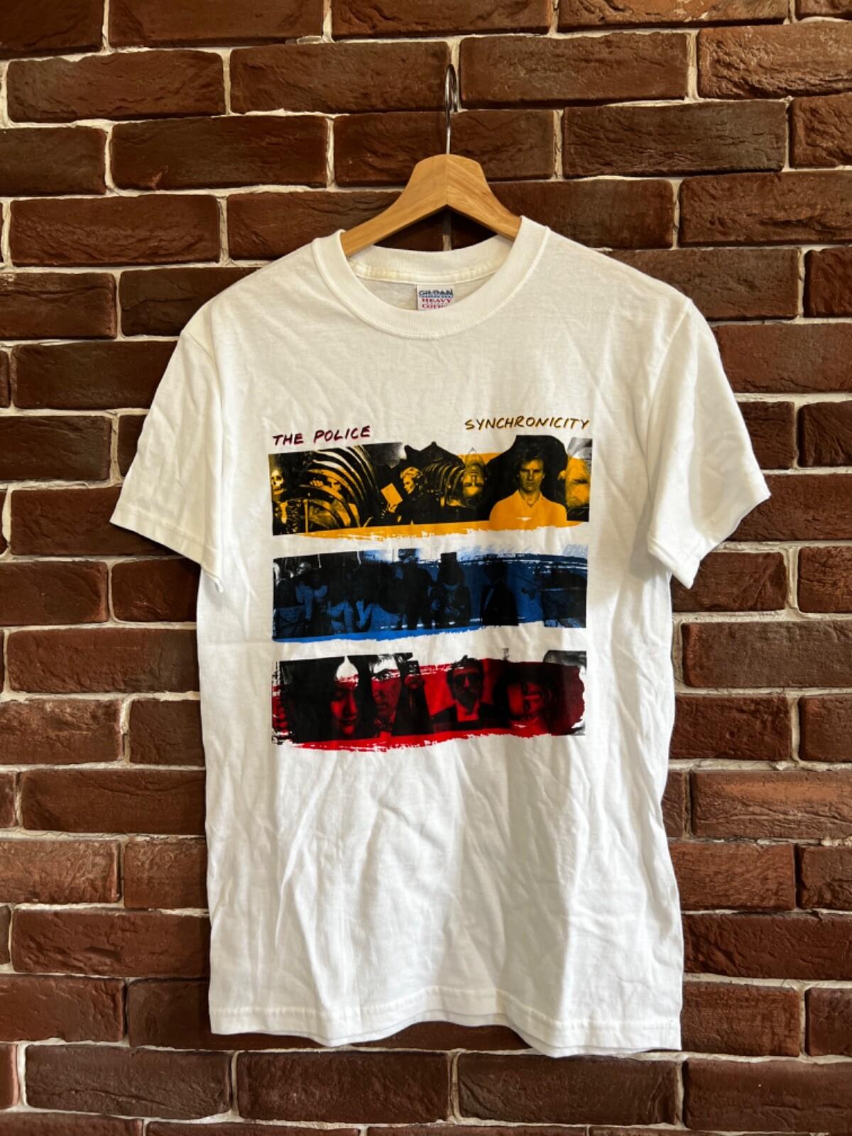 Vintage 00s The Police Synchronicity Band S White T shirt Unisex T-Shirt S