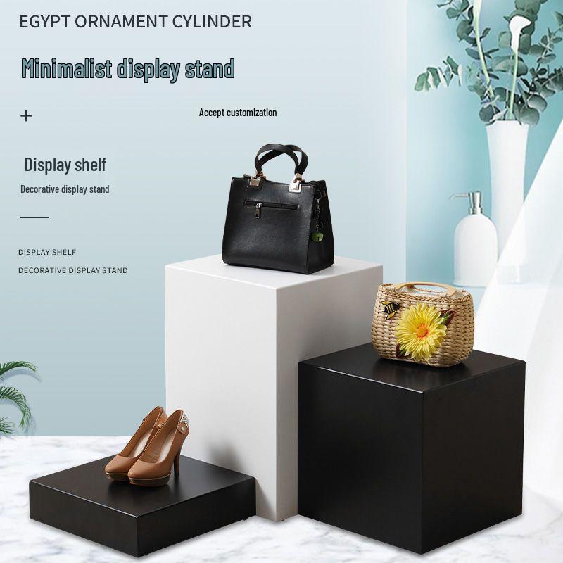 Circular Exhibition Stand: High & Low Platforms with Mannequin Base for Clothing Store Display