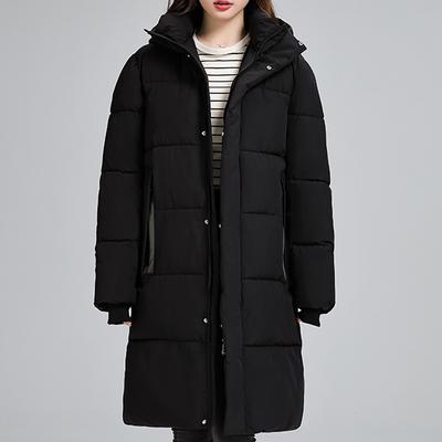 Mode Damen Wintermantel Kapuze Locker Dick Warm Übergröße Lang Parkas Damenjacken