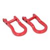Pair of Red Tow Hook Ring 84192871 Steel Alloy Replacment Fit for Chevrolet Silverado 1500
