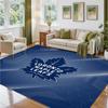Toronto Maple Leafs Design Kristalfluweel Tapijt Zacht Decoratief Mat voor Slaapkamer Entree