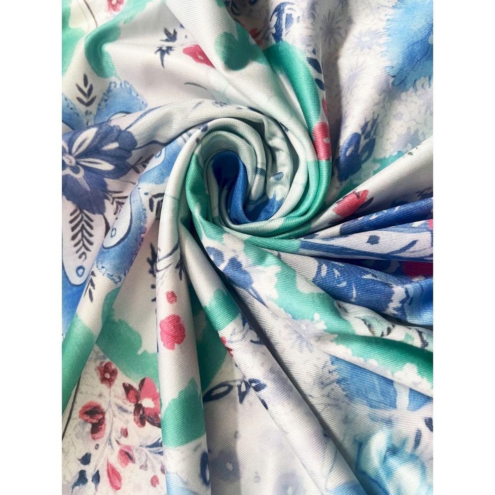 Summer Casual Cold Shoulder Dresses for Women 2025 Trendy Boho Ethnic Floral Tribal Marble Print V Neck Mini Dress