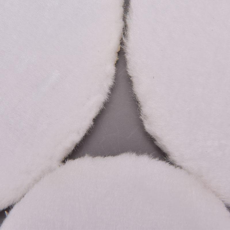 5 buc. Kit universal de lustruit pentru capota din lână moale Discuri de lustruit auto albe