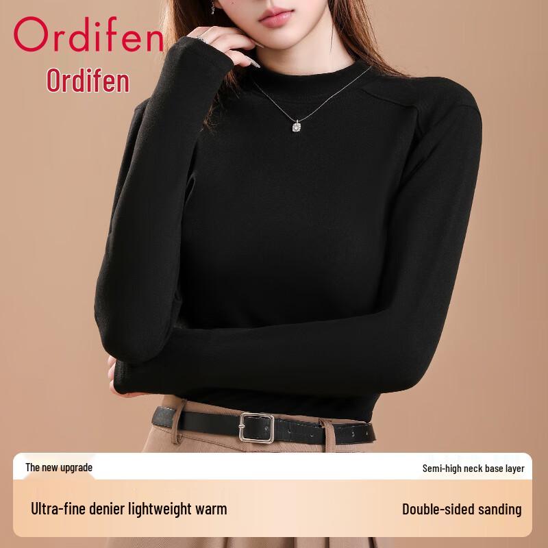 

Oodifen Women s Mock Neck Long Sleeve Slim Fit Base Layer Top L
