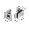 6-8mm Glass Compatible Glass Cabinet Hinge Glass Door Hinge