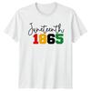 Juneteenth 1865 Holiday Unisexs TShirt Unisexs Tee Graphic Unisex Top