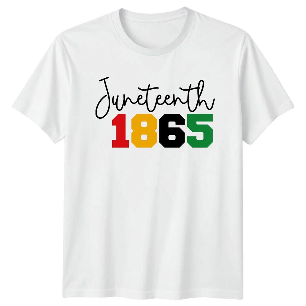 Juneteenth 1865 Holiday Unisexs TShirt Unisexs Tee Graphic Unisex Top S