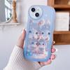 The Rabbit Family Pattern Soft TPU Shell Fashion Phone Case for iPhone Samsung Vivo Xiaomi Oppo