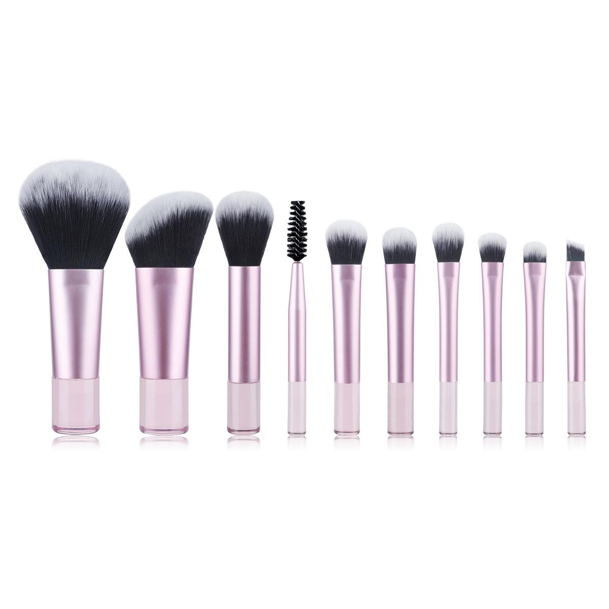 Mini 10 portable makeup brush cover brush, eyeshadow brush loose powder brush Cangzhou makeup brush, specially for