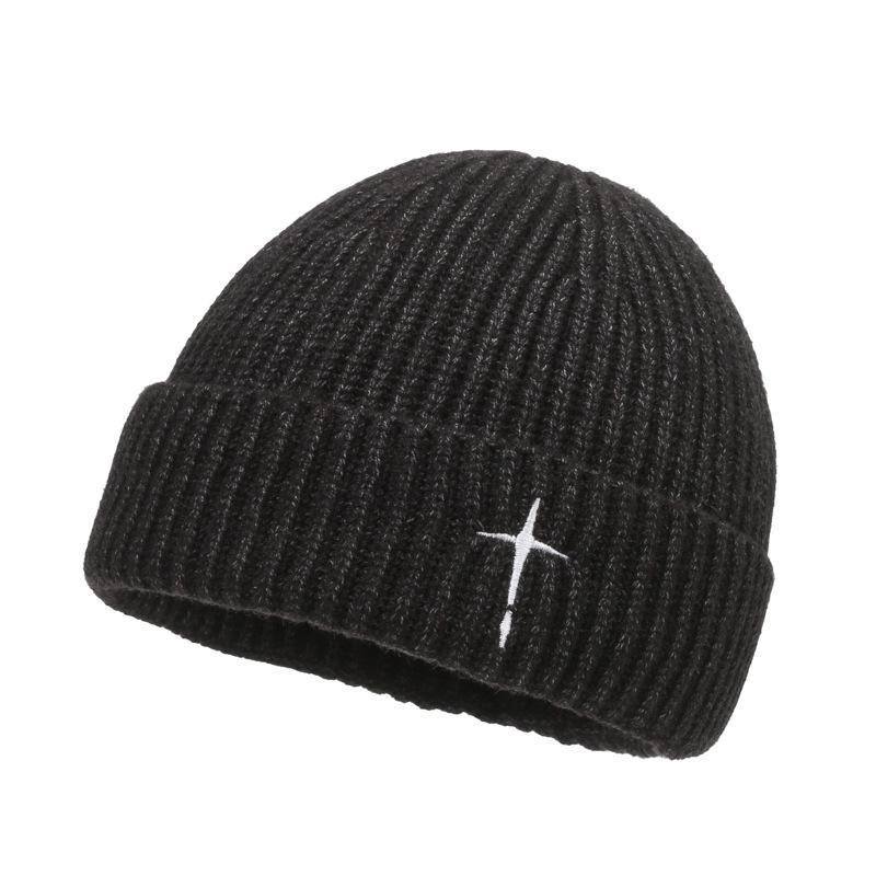 Men's Woolen Beanie for Large Heads - Thick, Warm, Breathable, Sweat-Proof, Ideal for Autumn & Winter