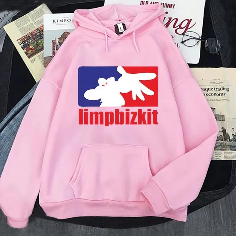 Limp Bizkit Moda Męska Bluzy z Kapturem Mężczyźni Kobiety Bluzy z Kapturem Hip Hop Codzienne Bluzy Jesień Zima Chłopcy Dziewczynki Streetwear Bluza z Kapturem