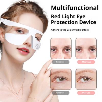 Okulary do terapii czerwonym światłem Masażer pod oczy Przenośne urządzenie do pielęgnacji oczu LED Eye Perfector do usuwania zmarszczek Ujędrniania skóry