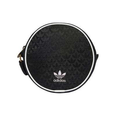 Recyceltes Polyester Sport Ein Schulter Kleine Runde Tasche Unisex Schwarz & Weiß Adidas IT7388