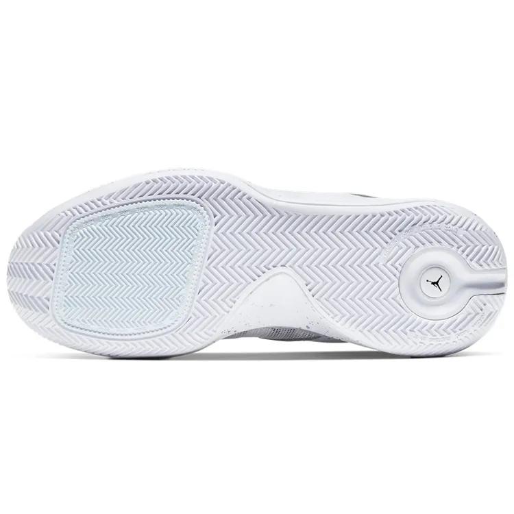 Air Jordan Jumpman 2020 PF 'White Metallic SIlver' (Unisex) White / Metallic Silver / Black Basketball Shoes BQ3448 102