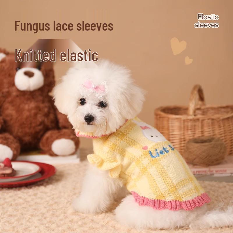 Pet Winter Sweater for Small Dogs & Cats - Cozy Warm Clothing for Autumn & Winter