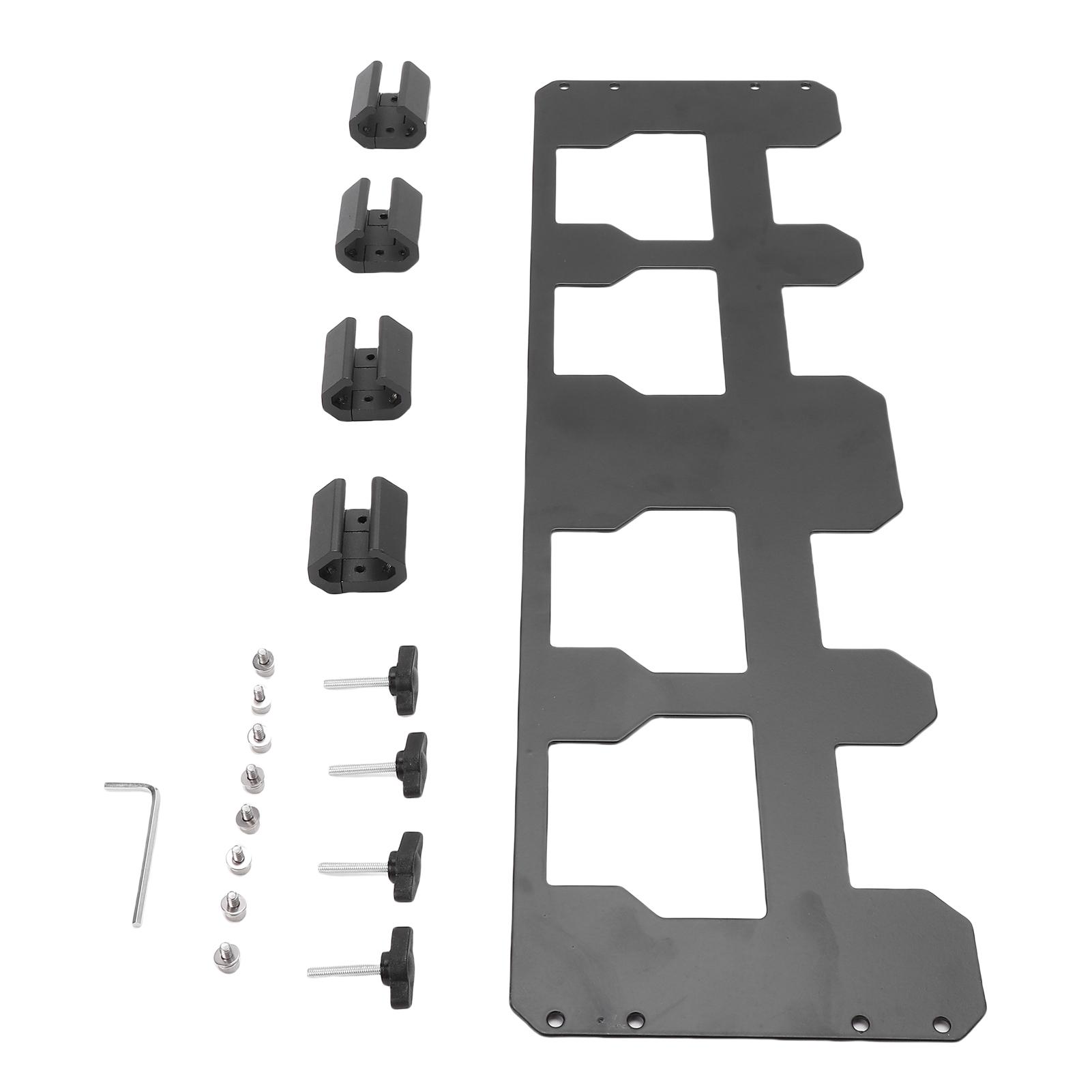 

Монтажная пластина подходит для металлического ящика для инструментов Packout, передний органайзер, кронштейн для хранения для ящика, полуширокий кейс для хранения