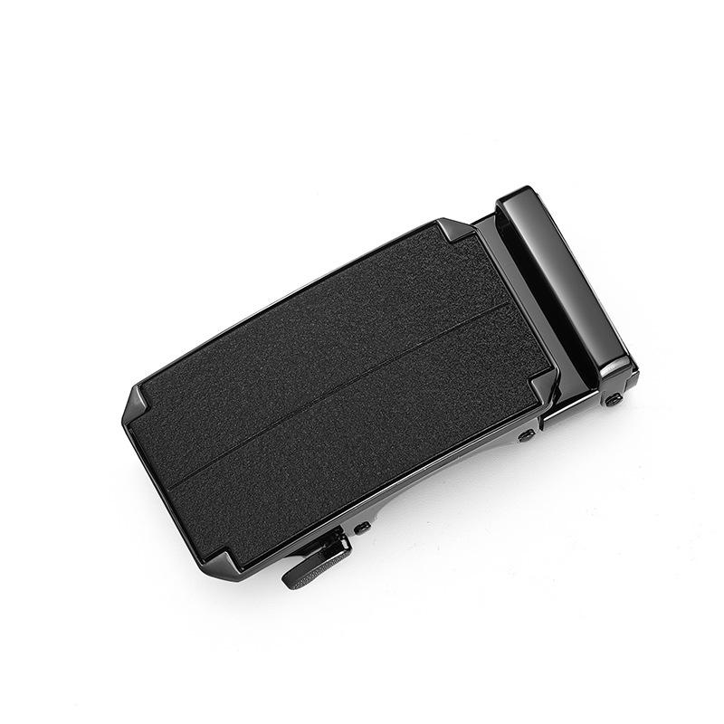 Men's High-End Genuine Leather Automatic Buckle Belt for Casual Trousers