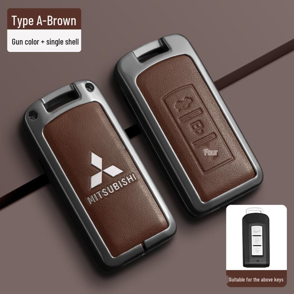Mitsubishi Outlander/Eclipse/ASX/Pajero Key Case – High-Grade Shell Buckle