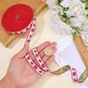 Süßes 5 Yards Jacquardband Erdbeermuster 12-18 mm Breite Webberband Handgemachtes DIY Besticktes Band Geschenkverpackung