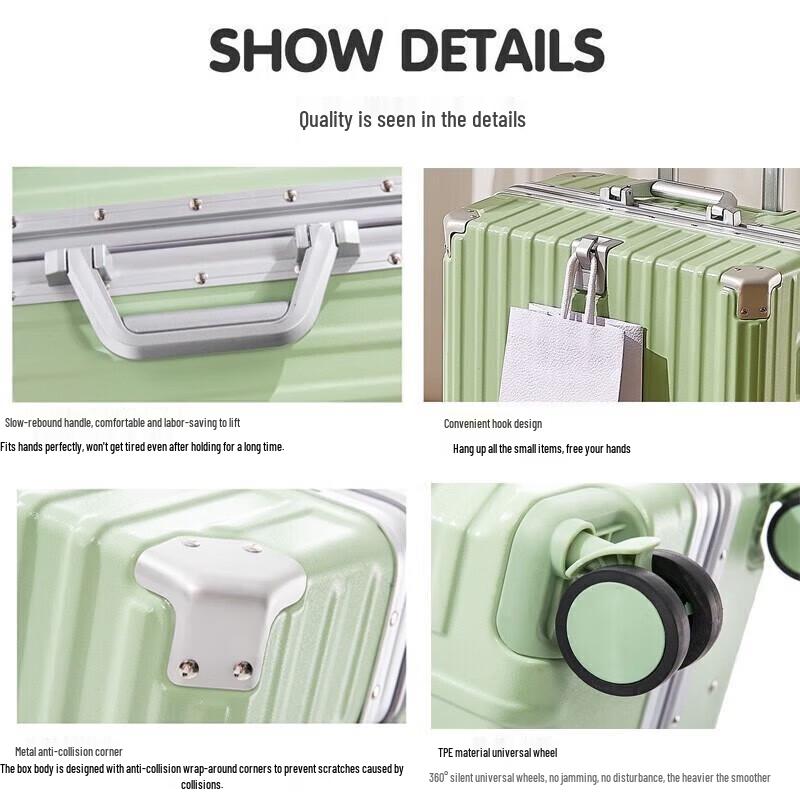 Zizhisheng Premium Aluminum Frame Luggage