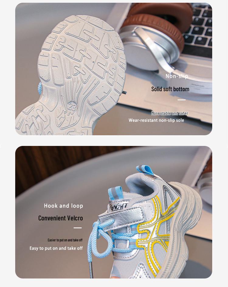Kids' Breathable Sports Running Shoes: 2025 Korean-Style Sneakers for Boys and Girls