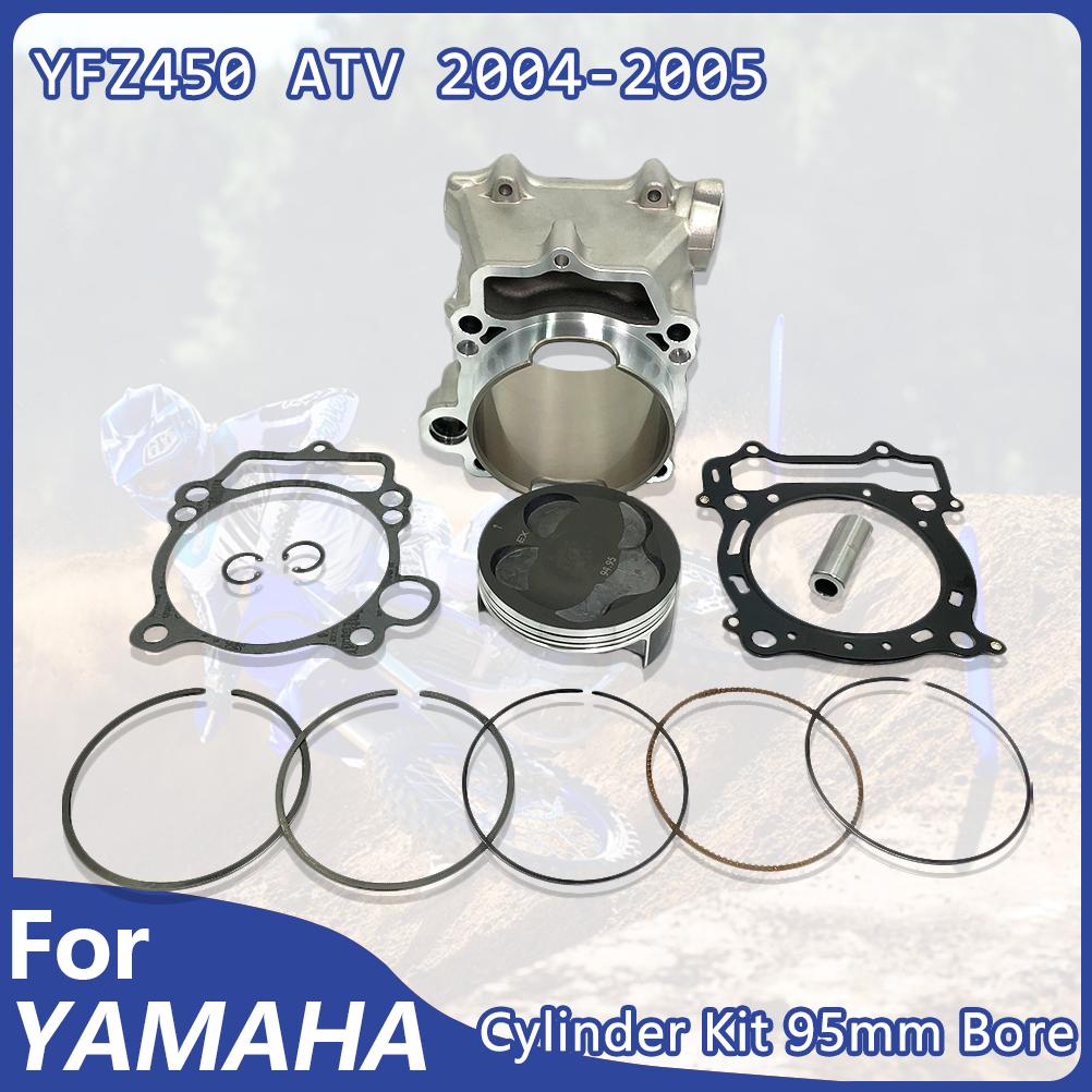 For YAMAHA 95mm Big Bore Barrel Set Motorcycle Cylinder Kit WR450F YZ450F YFZ450 ATV Air Cylinder Piston Rings Gasket Engine