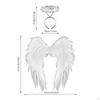 Angel Costume Wings and Headband Accessories Halloween Cosplay