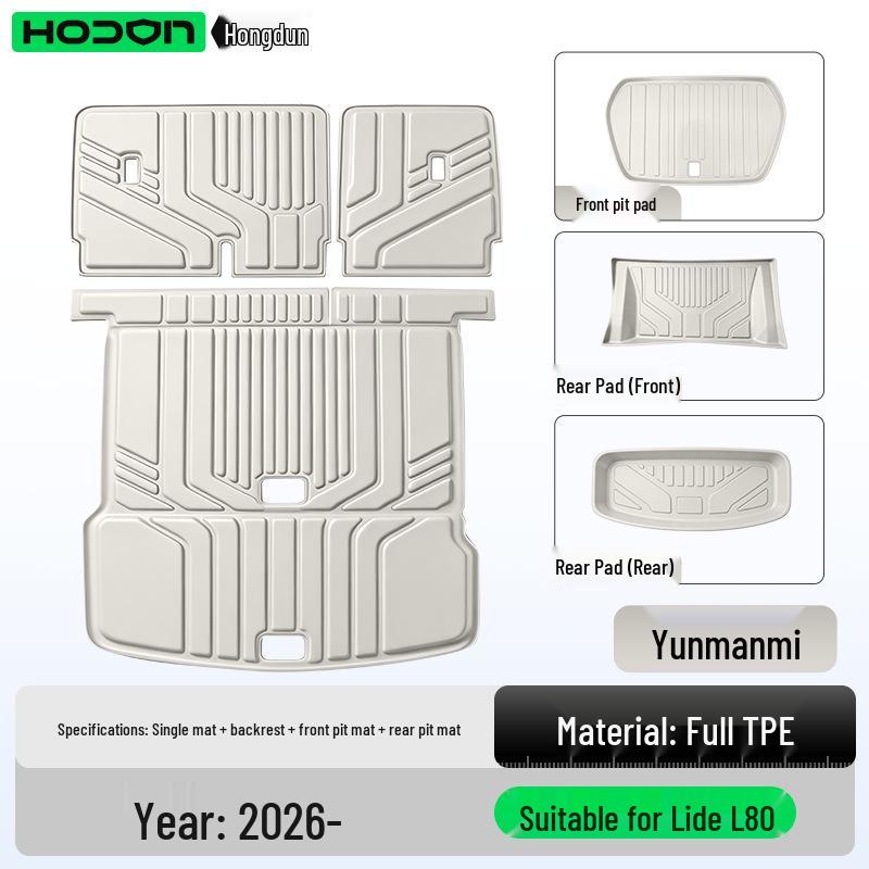 Nio LeDao L80 Car Trunk Mat TPE 26: Interior Floor Mats & Decorative Accessories for Tail Box.
