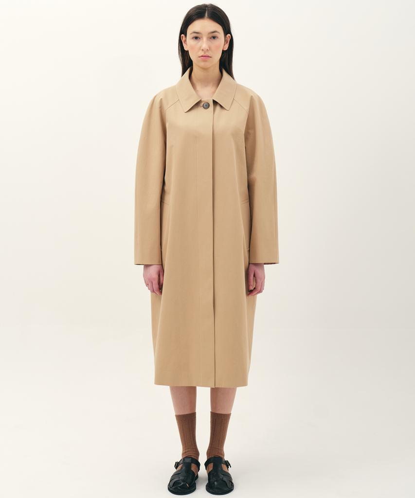JUN BY JUN K Raglan Sleeve Coat Dress_Beige
