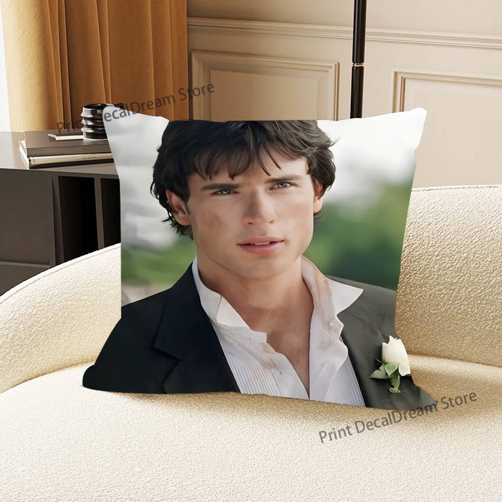 T-Tom Welling Kissen für Schlafzimmer Auto Café Raum und Wohnzimmer Sofa Dekorative Kissenbezug Hülle
