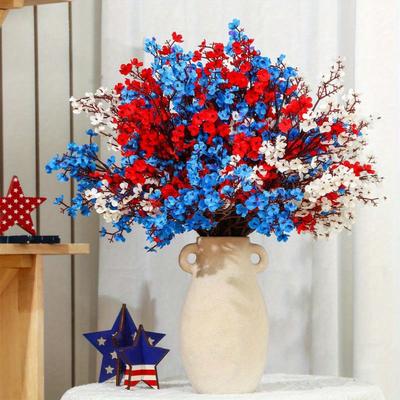 Simulierter Strauß, Künstliche Fälschung Blumenarrangement, Dekoratives Ornament, Unabhängigkeitstag Dekoration Blume