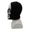 Halloween Skull Knitted Hat Soft Acrylic Adult Unisex Face Mask Hat Headgear For Costume Parties Outdoor Activity