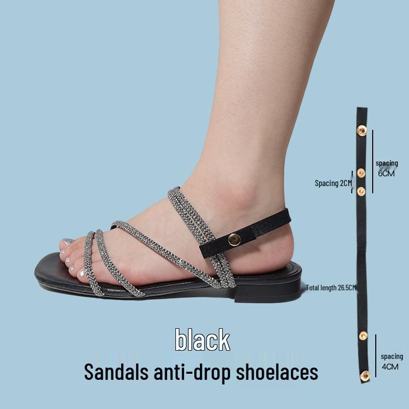 

Босоножки на каблуке с регулируемыми слайдерами, фиксированной обувной пряжкой и шнуровкой для предотвращения соскальзывания пятки One Size